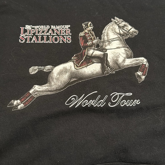 LIPIZANNER WORLD TOUR HOODIE. XL. BLACK - Picture 2 of 9